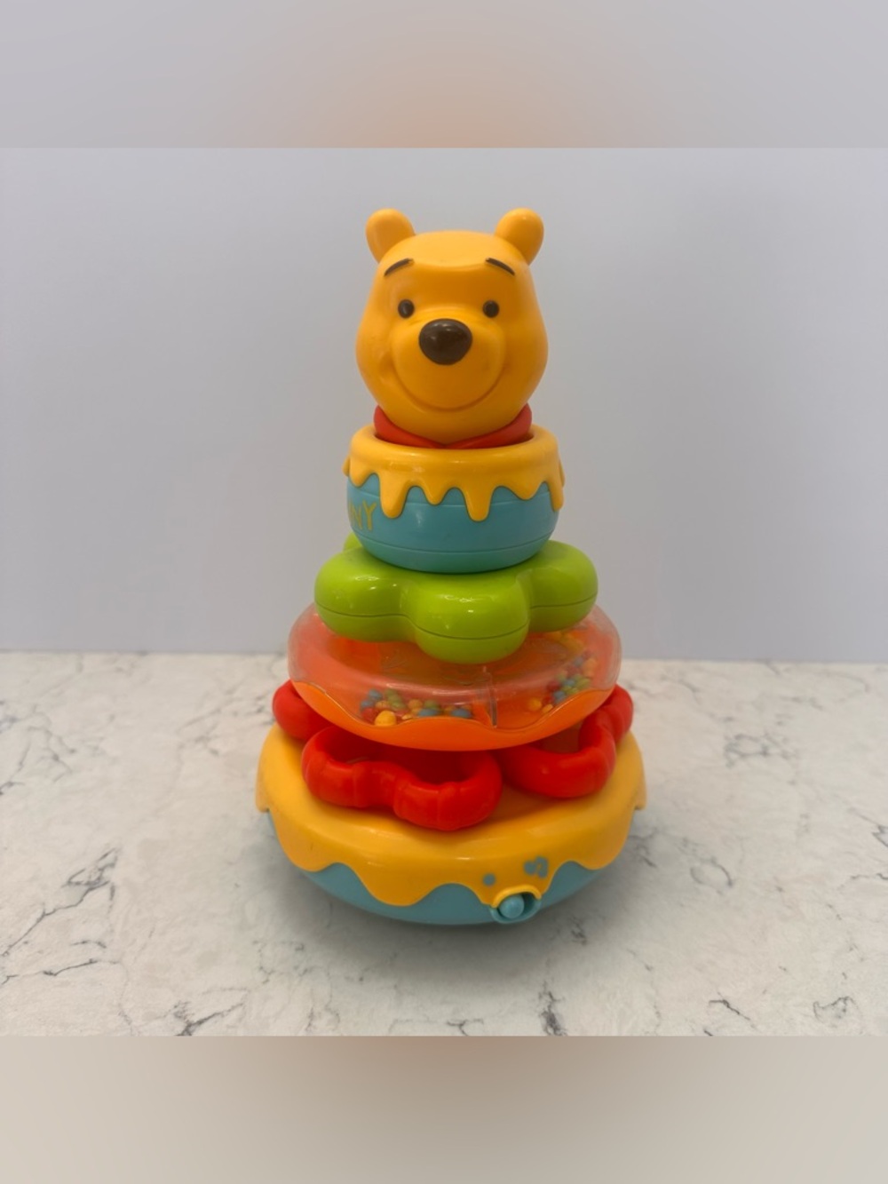 Disney Baby Winnie the Pooh Stacking Rings Sing Along Musical Toddler Toy